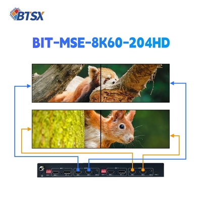 YUV422 색상 형식 HDMI 비디오 월 컨트롤러 2×HDMI 2.1 입력 인터페이스 맞춤형 디스플레이 솔루션