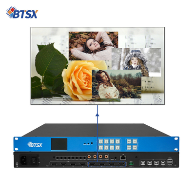 UHD 지원 스플라이싱 4k60 4x4 HDMI 매트릭스 스위치 무선 블루 기술 매트릭스 4x1 1x4 1x3 2x2