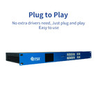 원활한 KVM 오디오 비디오 매트릭스 비디오 월 컨트롤러 4x4 2x2 1x4 4K60 HDMI PIP 4 HDMI 2.0 입력으로 편집할 수 있습니다