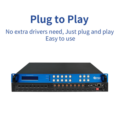 BIT-Ma-U1-MC0808 8x8 4K60 HDMI 매트릭스 스위처 오디오 추출 IR 제어