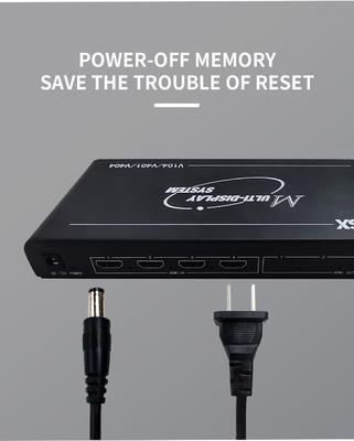 비트비스스 4K60 HDMI 멀티 뷰어 오디오 비디오 화면 스플리터 원격 제어