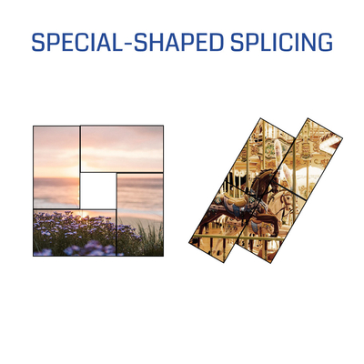 비트비스스 8K60 PIP 엣지 효과 포인트에서 포인트 불규칙 스플라이싱 LCD LED 비디오 프로세서