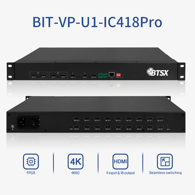 IR 제어 HDMI 비디오 벽 프로세서 4k 원활한 전환 기능