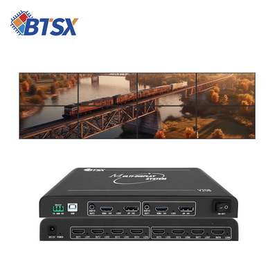 2x8 출력 멀티 디스플레이 컨트롤러 7680x2400 60Hz 해상도 BIT-MSE-8K-208HD