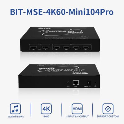 4K60 비디오 벽 컨트롤러 디스플레이 솔루션의 IP 제어 모드 및 6ms 응답 시간