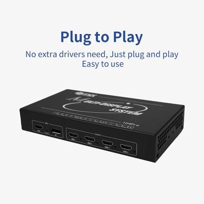입력 인터페이스 유형 HDMI 또는 DP 해상도 디스플레이 스플리터 BIT-MSE-4K60-Mini104Pro 초화질 비디오 벽