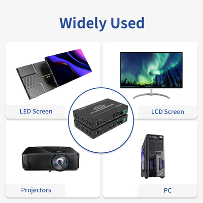 오디오 및 HDMI 오디오 출력용 양방향 RS232 투명 전송 HDMI 광섬유 확장기