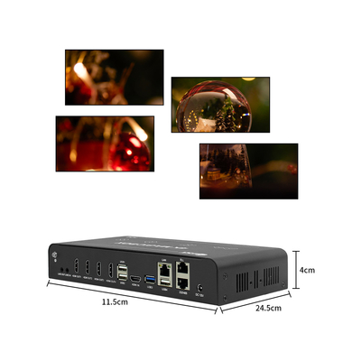 4K 해상도 오디오 비주얼 프로세서 2x2 HDMI 비디오 벽 컨트롤러 HDMI 2.0x1