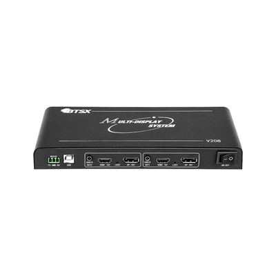 2X4 4K 비디오 스위처 컨트롤러 1X4 4x2 1X6 1X8 HDMI TV 비디오 벽 프로세서
