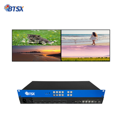 4K60 PIP 오디오 비디오 매트릭스 스위처 LCD KVM 멀티 픽처 스플릿 프로세서