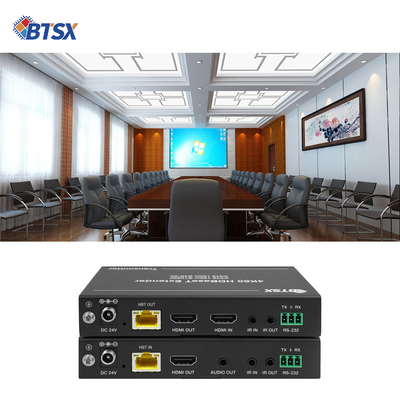 비티비수스 RJ45 이더넷 네트워크 송신기 및 수신기 150m 120m CAT5E CAT6 4k60 HDMI 비디오 송신기 확장기