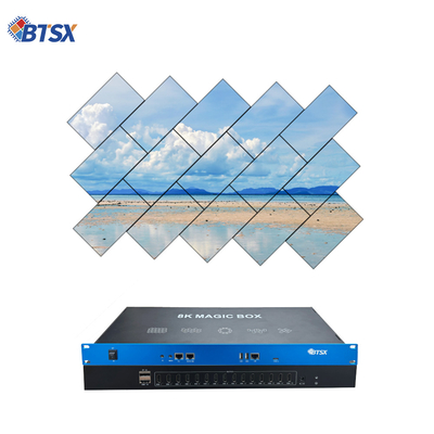 비트비스 크리에이티브 스플라이싱 8K60 PIP 크롭 줌 포인트에서 포인트 LCD LED 비디오 벽 프로세서
