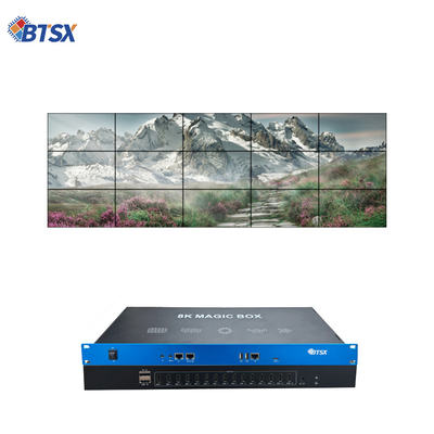 비트비스 크리에이티브 스플라이싱 8K60 PIP 크롭 줌 포인트에서 포인트 LCD LED 비디오 벽 프로세서