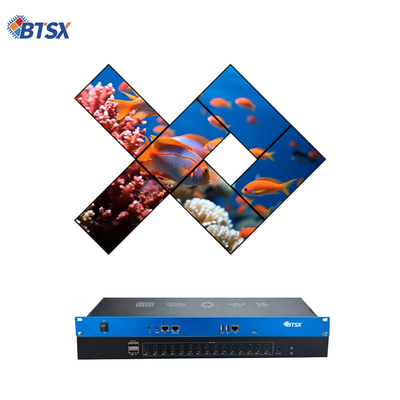 비트비스 크리에이티브 스플라이싱 8K60 PIP 크롭 줌 포인트에서 포인트 LCD LED 비디오 벽 프로세서