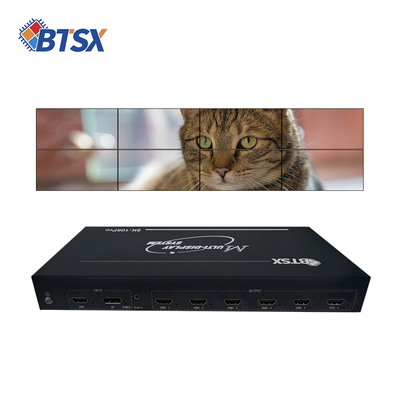 12V5A 전원 공급 RGB444/YUV444/YUV422 비디오 벽 컨트롤러 리모컨 RS232 / PC 제어