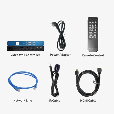 비트비스스 1U RACK PIP 무선 스위칭 HDMI 스위처 매트릭스 4K60 4*4 LCD LED TV 비디오 벽 컨트롤러 프로세서BIT-VP-U1-MD416
