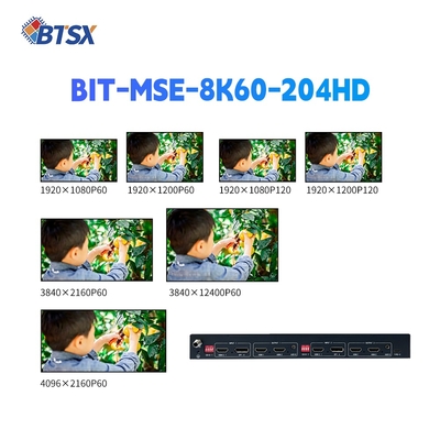 다이내믹 콘텐츠를 위한 4x HDMI 2.0을 갖춘 전문 4K 비디오 벽 컨트롤러