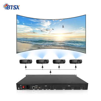 4K 실내 멀티 프로젝션 RS232 HDMI 블랙 비디오 벽 컨트롤러 LCD 1080p UHD 3D 몰입 출력 1 입력 BIT-EPF-104 디스플레이