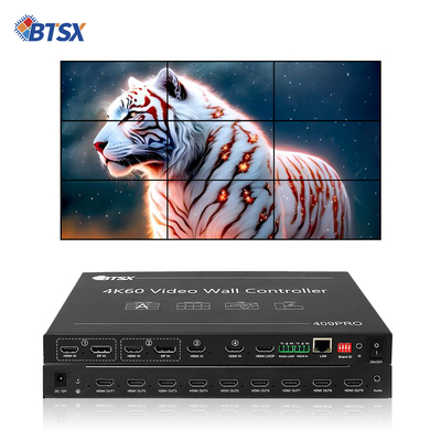 LCD LED TV 비디오 월 컨트롤러 프로세서 Bitvisus RACK PIP 끊김 없는 스위칭 HDMI 스위처 매트릭스 3x3 3x4 3x5 3x6