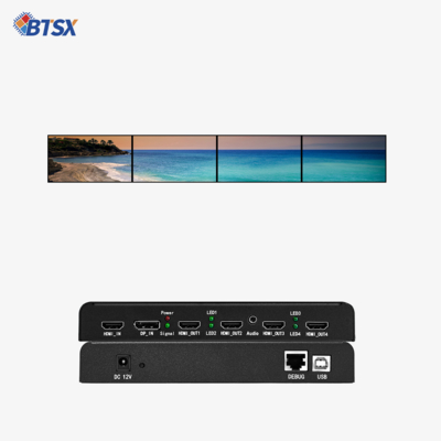 4K 다중 화면 비디오 월 컨트롤러 HDMI/DP 확장기 (다중 화면 및 오디오 처리용)