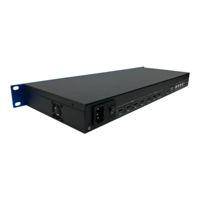 4 in 3 Out 블랙 멀티 뷰어 화면 스위치 어댑터 비트비스스 4x3 4K60 HDMI 회의 모니터링 솔루션