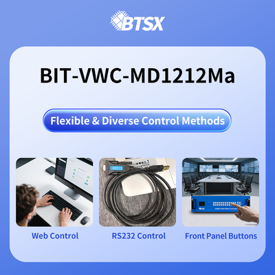 12 X HDMI 2.0 입력 인터페이스 제어실 비디오 월, 전력 소비 72W, 3개의 입력 카드
