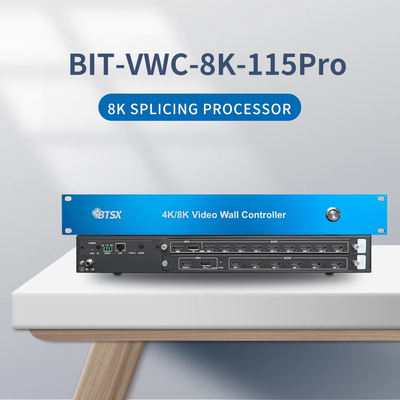 8K 1 in 15 출력 멀티 화면 콘텐츠 디스플레이 픽셀-픽셀 스플라이싱 멀티 화면 뷰어 4x3 5x3 6x2 멀티 모니터 스플리터
