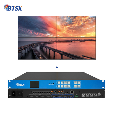 비트비스스 4x4 2x2 1x4 4K60 스플라이스 오버레이 HDMI PIP 비디오 스위처 매트릭스 비디오 월 컨트롤러