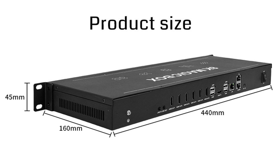 비트비스스 8K60 6x1 2x3 PIP 예술 비디오 벽 불규칙 스플라이싱 비디오 벽 컨트롤러