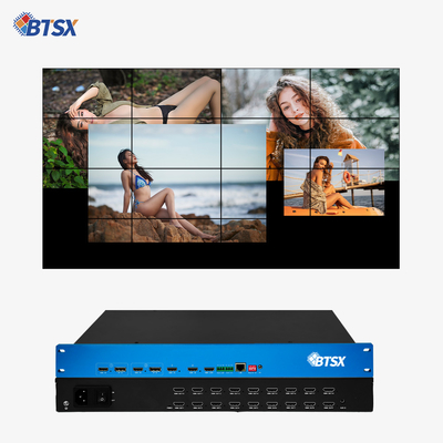 OEM / ODM 4K 비디오 프로세서 HDMI 매트릭스 스위처 IR 리모컨으로 멀티뷰어