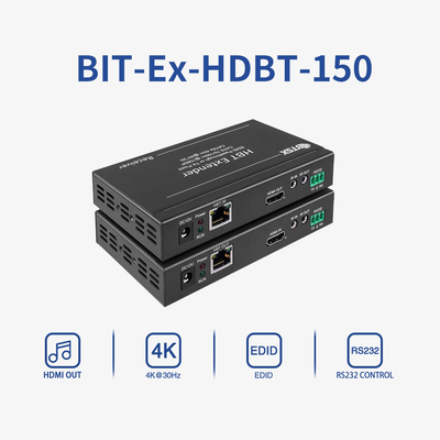 DC 12V 네트워크 HDMI 확장기 150M HDMI 비디오 송신기 BIT-Ex-HBT-150