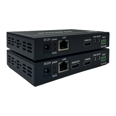 4K HDBT HDMI 확장기 100m RJ45 네트워크 포트 디자인 비디오 송신기 및 수신기