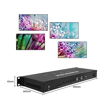 8K60 PIP 크롭 줌 LCD LED 화면 비디오 프로세서 포인트에서 포인트 비디오 컨트롤러