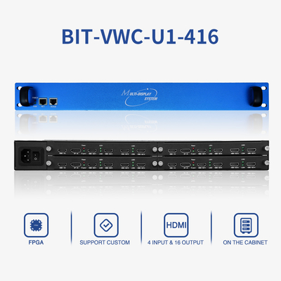 HD HDMI 멀티 모니터 비디오 벽 컨트롤러 4x4 2x2 3x3 2x4 BIT-MSE-U1-416