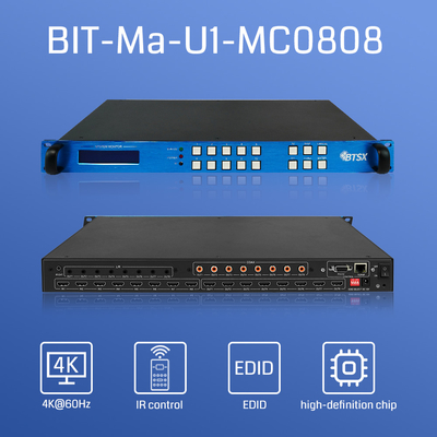4K60 HDMI 매트릭스 스위처 EDID 관리 비디오 벽 프로세서 2x2 2X3