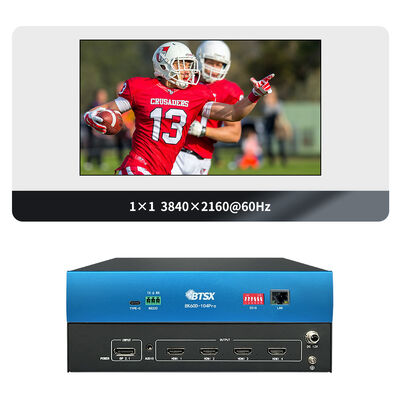 8K60 DP Input 4K60 HDMI Output Video Wall Controller with RS232 IR Control for Exhibition Hall