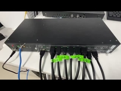 비트비스스 4K60 8 in 9 아웃 비디오 월 컨트롤러 Rs232 HDMI/DP 네트워크 웹 컨트롤 2x2 비디오 월 매트