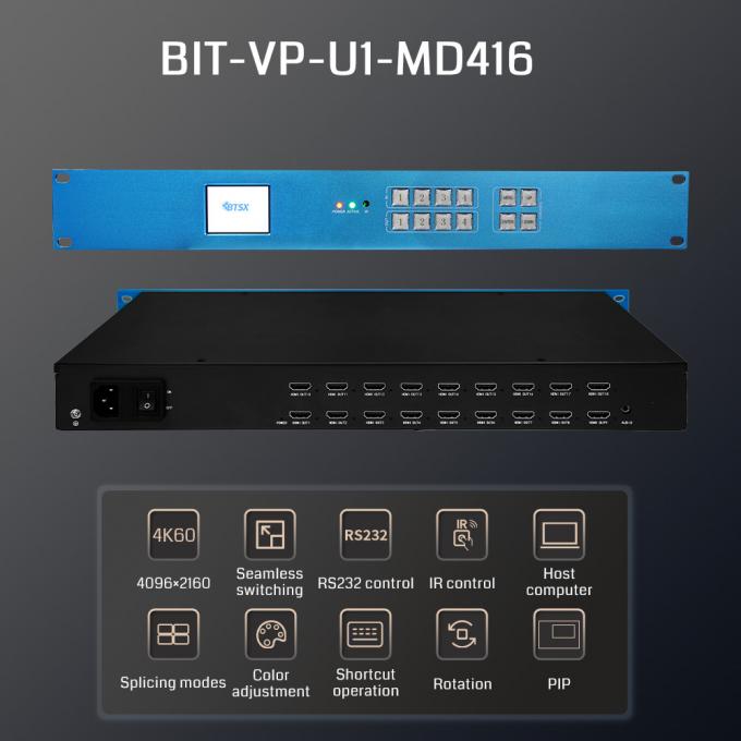 4K60 Ultra HD Processing – Supports 4K60 input and output for crystal-</p>